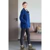imageMinibee Womens Corduroy Jacket Long Sleeve Shacket Button Down Shirts Casual Coats Tops with Side PocketsBlue