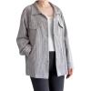 imageMinibee Womens Corduroy Jacket Long Sleeve Shacket Button Down Shirts Casual Coats Tops with Side PocketsGray