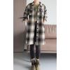 imageMinibee Womens Flannel Shirt Jacket Plaid Long Sleeve Shacket Button Down Blouses Tops with PocketsBlack