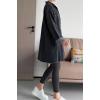 imageMinibee Womens Denim Jacket Button Down Shirts Long Sleeve Jean Jacket Cotton Blouses Fall OutfitsBlack