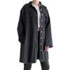 imageMinibee Womens Denim Jacket Button Down Shirts Long Sleeve Jean Jacket Cotton Blouses Fall OutfitsBlack