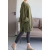 imageMinibee Womens Oversized Sweatshirt Crewneck Long Sleeve Tunic Shirts Plus Size Pullover Tops Fall OutfitsArmy Green
