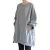imageMinibee Womens Oversized Sweatshirt Crewneck Long Sleeve Tunic Shirts Plus Size Pullover Tops Fall OutfitsLight Gray