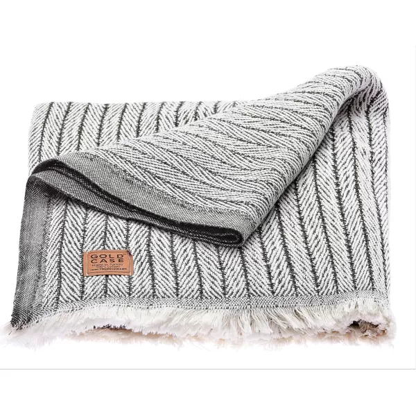 Gold CASE Retro Throw amp Blanket 50x60 inches 130x150cm Super Soft 100 Recycled Cotton  PREWashed Decorative and MultiPurpose Boho Blankets for Couch Farmhouse Bed Chair and Sofa Brown60x80 Vintage Dark Green