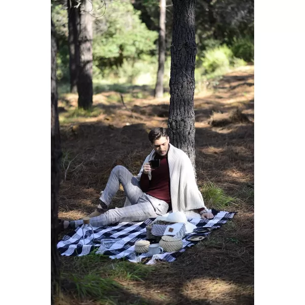 Gold CASE Retro Throw amp Blanket 50x60 inches 130x150cm Super Soft 100 Recycled Cotton  PREWashed Decorative and MultiPurpose Boho Blankets for Couch Farmhouse Bed Chair and Sofa Brown60x80 Buffalo Black