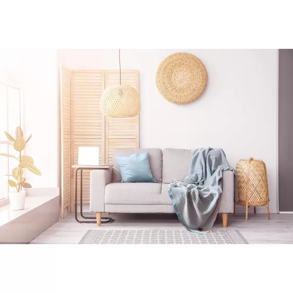 Gold CASE Retro Throw amp Blanket 50x60 inches 130x150cm Super Soft 100 Recycled Cotton  PREWashed Decorative and MultiPurpose Boho Blankets for Couch Farmhouse Bed Chair and Sofa Brown50x60 Vintage Orange