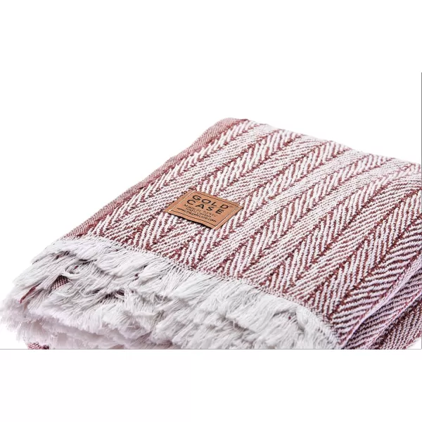 Gold CASE Retro Throw amp Blanket 50x60 inches 130x150cm Super Soft 100 Recycled Cotton  PREWashed Decorative and MultiPurpose Boho Blankets for Couch Farmhouse Bed Chair and Sofa Brown60x80 Vintage Brick