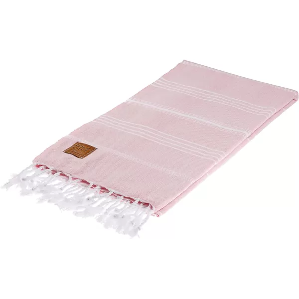 Gold CASE Turkish Beach Towel  Set of 6100 Cotton  70x38 inches XXL Oversized  PREWashed  Quick Dry Sand Free Turkish Towel  Lightweight Bath Towels OlymposMulticolor2Pink BeachBath Towel 1pc