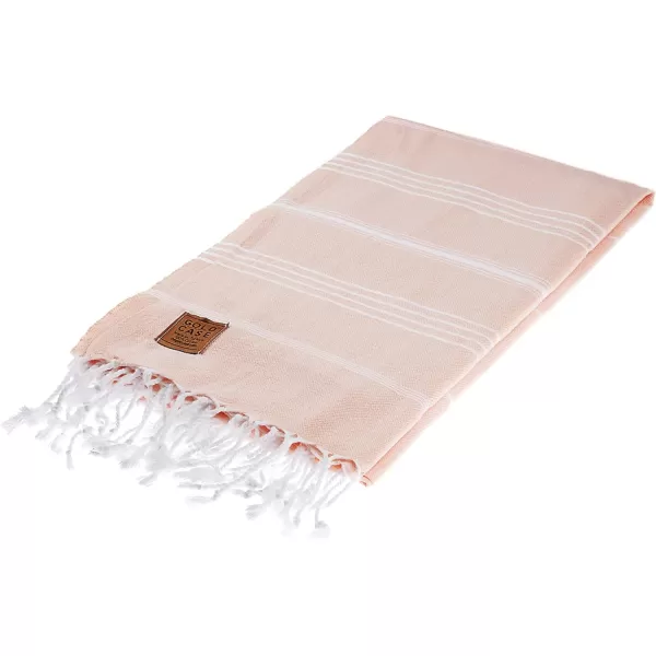 Gold CASE Turkish Beach Towel  Set of 6100 Cotton  70x38 inches XXL Oversized  PREWashed  Quick Dry Sand Free Turkish Towel  Lightweight Bath Towels OlymposMulticolor2Salmon BeachBath Towel 1pc