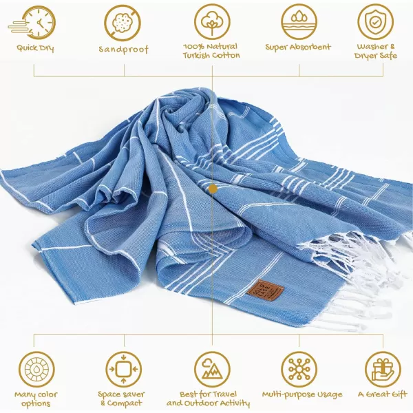Gold CASE Turkish Beach Towel  Set of 6100 Cotton  70x38 inches XXL Oversized  PREWashed  Quick Dry Sand Free Turkish Towel  Lightweight Bath Towels OlymposMulticolor2Black BeachBath Towel 1pc