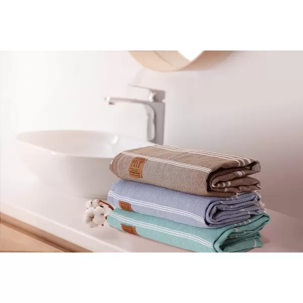 Gold CASE Turkish Beach Towel  Set of 6100 Cotton  70x38 inches XXL Oversized  PREWashed  Quick Dry Sand Free Turkish Towel  Lightweight Bath Towels OlymposMulticolor2Beige BeachBath Towel 1pc