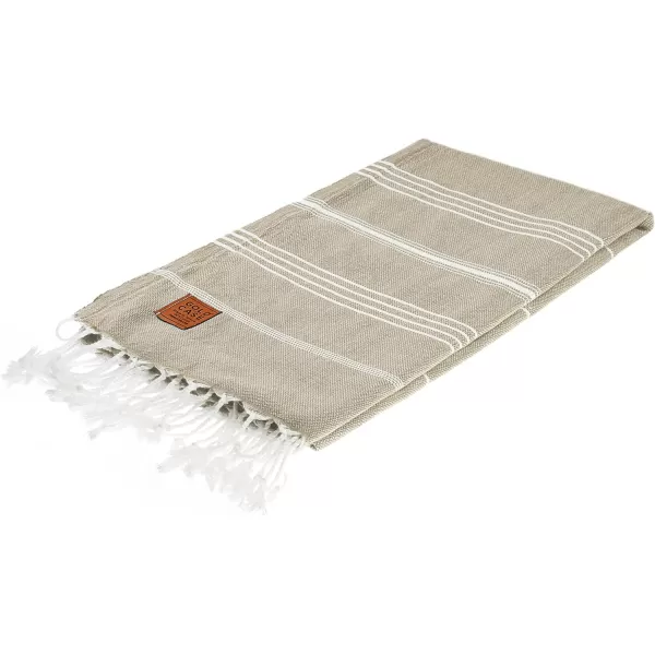 Gold CASE Turkish Beach Towel  Set of 6100 Cotton  70x38 inches XXL Oversized  PREWashed  Quick Dry Sand Free Turkish Towel  Lightweight Bath Towels OlymposMulticolor2Beige BeachBath Towel 1pc