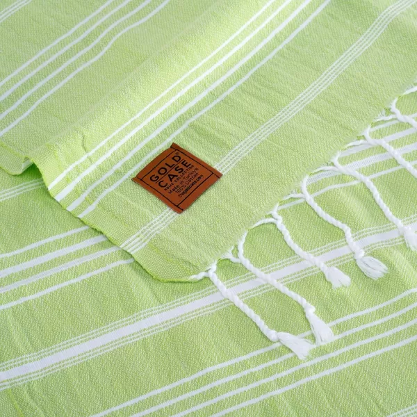 Gold CASE Turkish Beach Towel  Set of 6100 Cotton  70x38 inches XXL Oversized  PREWashed  Quick Dry Sand Free Turkish Towel  Lightweight Bath Towels OlymposMulticolor2Multicolor2 Hand Towel Set