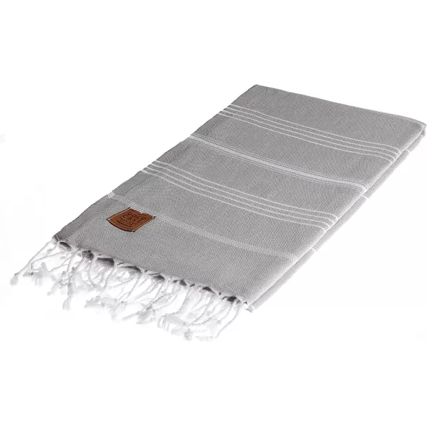 Gold CASE Turkish Beach Towel  Set of 6100 Cotton  70x38 inches XXL Oversized  PREWashed  Quick Dry Sand Free Turkish Towel  Lightweight Bath Towels OlymposMulticolor2Grey BeachBath Towel 1pc