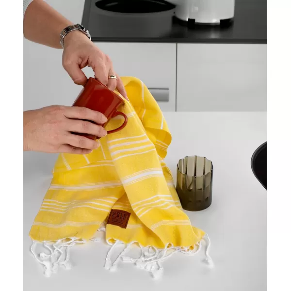 Gold CASE Turkish Beach Towel  Set of 6100 Cotton  70x38 inches XXL Oversized  PREWashed  Quick Dry Sand Free Turkish Towel  Lightweight Bath Towels OlymposMulticolor2Brownbeige Hand Towel Set