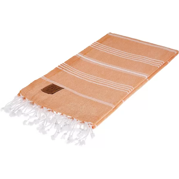 Gold CASE Turkish Beach Towel  Set of 6100 Cotton  70x38 inches XXL Oversized  PREWashed  Quick Dry Sand Free Turkish Towel  Lightweight Bath Towels OlymposMulticolor2Orange BeachBath Towel 1pc