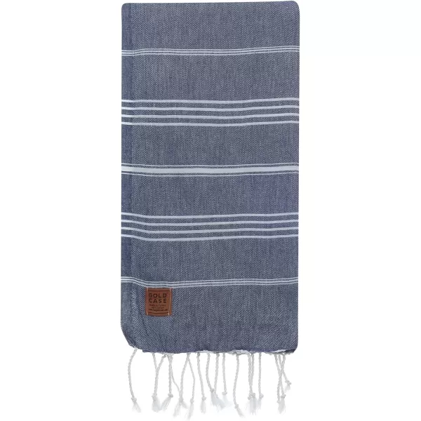 Gold CASE Turkish Beach Towel  Set of 6100 Cotton  70x38 inches XXL Oversized  PREWashed  Quick Dry Sand Free Turkish Towel  Lightweight Bath Towels OlymposMulticolor2Navy BeachBath Towel Set