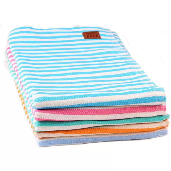 Gold CASE Turkish Beach Towel MYRA  40x70 inches XXL Oversized Bath Towels 100 Cotton Quick Dry Sand Free  with Free Reusable Bag Gift  Super Soft MyraOrangeMulti2 BeachBath Towel Set