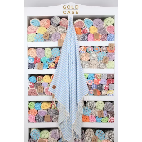 Gold CASE Turkish Beach Towel MYRA  40x70 inches XXL Oversized Bath Towels 100 Cotton Quick Dry Sand Free  with Free Reusable Bag Gift  Super Soft MyraOrangeMulti2 BeachBath Towel Set