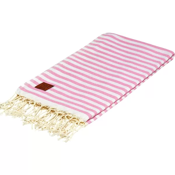 Gold CASE Turkish Beach Towel MYRA  40x70 inches XXL Oversized Bath Towels 100 Cotton Quick Dry Sand Free  with Free Reusable Bag Gift  Super Soft MyraOrangePink BeachBath Towel 1pc