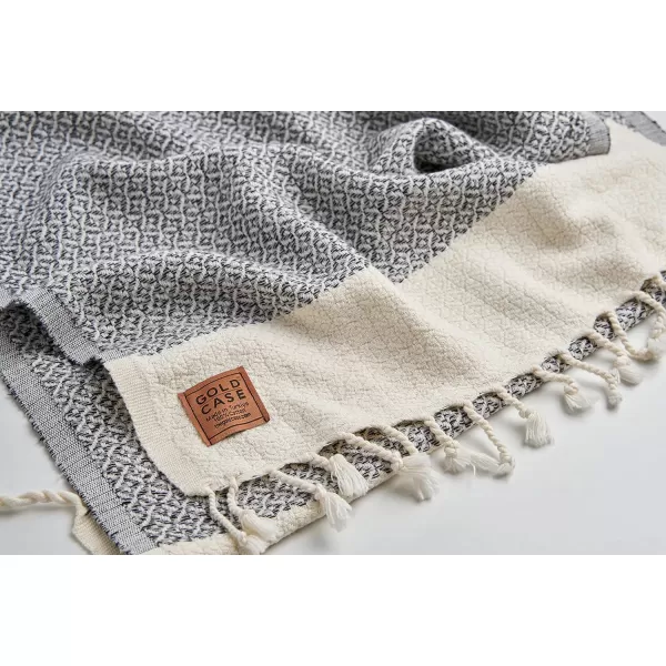 Zeus Original Turkish Hand Towels by Gold CASE  Set of 420x40 100 Cotton Decorative Towel  Bathroom and Kitchen Peshtemal for Hand Face Hair SPA Farmhouse Gym Tea and Dishcloth OrangeGrey Aphrodite Hand Towel