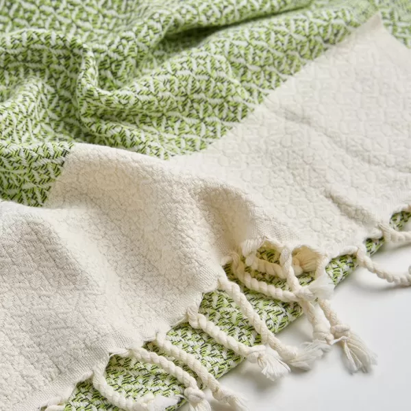 Zeus Original Turkish Hand Towels by Gold CASE  Set of 420x40 100 Cotton Decorative Towel  Bathroom and Kitchen Peshtemal for Hand Face Hair SPA Farmhouse Gym Tea and Dishcloth OrangePistachio Aphrodite Hand Towel