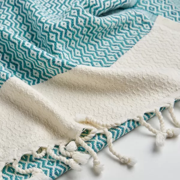 Zeus Original Turkish Hand Towels by Gold CASE  Set of 420x40 100 Cotton Decorative Towel  Bathroom and Kitchen Peshtemal for Hand Face Hair SPA Farmhouse Gym Tea and Dishcloth OrangeMint Zeus Hand Towel