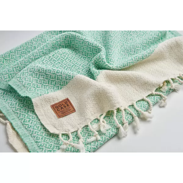 Zeus Original Turkish Hand Towels by Gold CASE  Set of 420x40 100 Cotton Decorative Towel  Bathroom and Kitchen Peshtemal for Hand Face Hair SPA Farmhouse Gym Tea and Dishcloth OrangeAqua Aphrodite Hand Towel