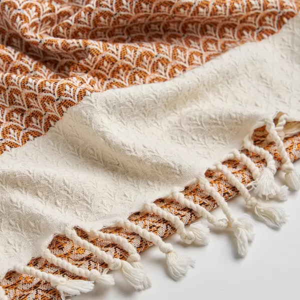 Zeus Original Turkish Hand Towels by Gold CASE  Set of 420x40 100 Cotton Decorative Towel  Bathroom and Kitchen Peshtemal for Hand Face Hair SPA Farmhouse Gym Tea and Dishcloth OrangeOrange Helen Hand Towel