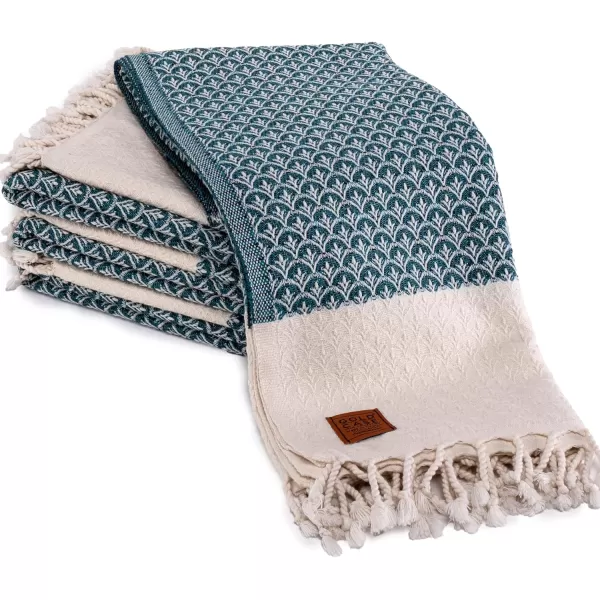 Zeus Original Turkish Hand Towels by Gold CASE  Set of 420x40 100 Cotton Decorative Towel  Bathroom and Kitchen Peshtemal for Hand Face Hair SPA Farmhouse Gym Tea and Dishcloth OrangeTeal Helen Beach Bath Towel