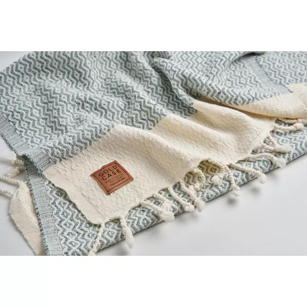 Zeus Original Turkish Hand Towels by Gold CASE  Set of 420x40 100 Cotton Decorative Towel  Bathroom and Kitchen Peshtemal for Hand Face Hair SPA Farmhouse Gym Tea and Dishcloth OrangeAqua Zeus Hand Towel