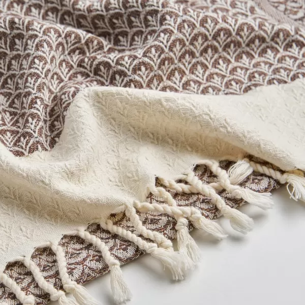 Zeus Original Turkish Hand Towels by Gold CASE  Set of 420x40 100 Cotton Decorative Towel  Bathroom and Kitchen Peshtemal for Hand Face Hair SPA Farmhouse Gym Tea and Dishcloth OrangeBrown Helen Hand Towel
