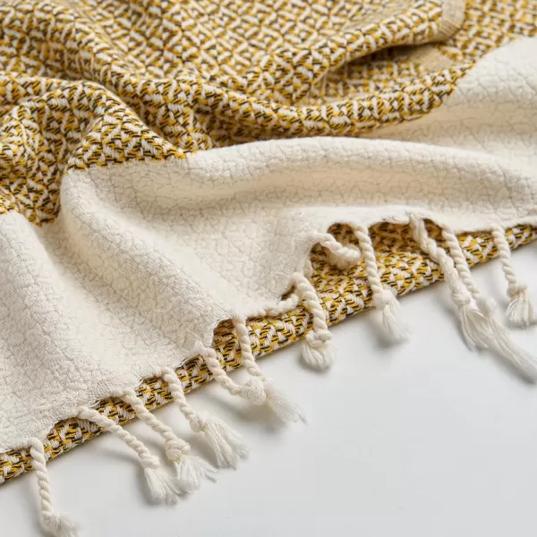 Zeus Original Turkish Hand Towels by Gold CASE  Set of 420x40 100 Cotton Decorative Towel  Bathroom and Kitchen Peshtemal for Hand Face Hair SPA Farmhouse Gym Tea and Dishcloth OrangeMustard Aphrodite Hand Towel
