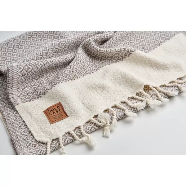 Zeus Original Turkish Hand Towels by Gold CASE  Set of 420x40 100 Cotton Decorative Towel  Bathroom and Kitchen Peshtemal for Hand Face Hair SPA Farmhouse Gym Tea and Dishcloth OrangeBrown Aphrodite Hand Towel