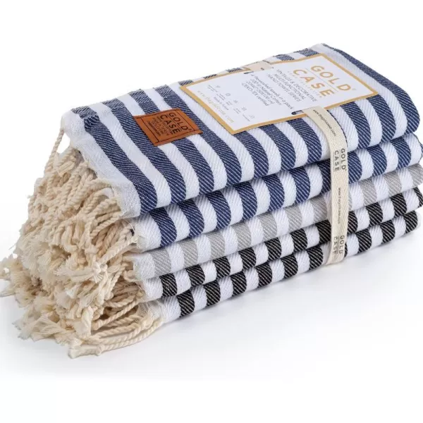 Gold CASE Turkish Beach Towel MYRA  40x70 inches XXL Oversized Bath Towels 100 Cotton Quick Dry Sand Free  with Free Reusable Bag Gift  Super Soft MyraOrangeMultidark Hand Towel set