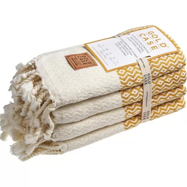 Mustard Zeus Hand Towel