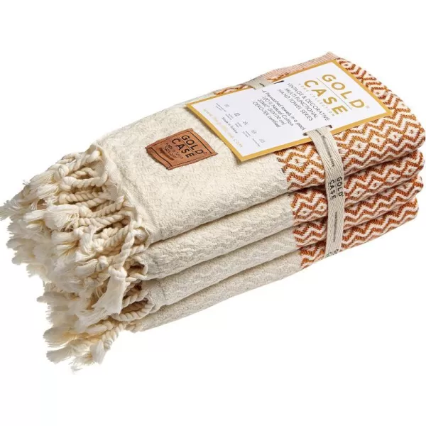 Orange Zeus Hand Towel