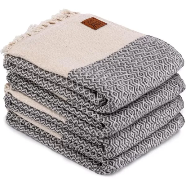 Grey Zeus Beach Bath Towel