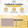 imageGold CASE Turkish Hand Towels for Bathroom Set of 420x40100 Cotton Bathroom Hand Towels  Zeus Towel for Spa Face Tea ampamp Dishcloth  Decorative Cloth  BlackBeige