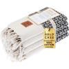 imageGold CASE Turkish Hand Towels for Bathroom Set of 420x40100 Cotton Bathroom Hand Towels  Zeus Towel for Spa Face Tea ampamp Dishcloth  Decorative Cloth  BlackBlack