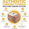 imageGold CASE Turkish Hand Towels for Bathroom Set of 420x40100 Cotton Bathroom Hand Towels  Zeus Towel for Spa Face Tea ampamp Dishcloth  Decorative Cloth  BlackOrange