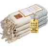 imageGold CASE Turkish Hand Towels for Bathroom Set of 420x40100 Cotton Bathroom Hand Towels  Zeus Towel for Spa Face Tea ampamp Dishcloth  Decorative Cloth  BlackAqua
