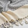 imageGold CASE Turkish Hand Towels for Bathroom Set of 420x40100 Cotton Bathroom Hand Towels  Zeus Towel for Spa Face Tea ampamp Dishcloth  Decorative Cloth  BlackGrey