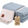 imageGold CASE Turkish Hand Towels for Bathroom Set of 420x40100 Cotton Bathroom Hand Towels  Zeus Towel for Spa Face Tea ampamp Dishcloth  Decorative Cloth  BlackAqua