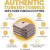 imageGold CASE Turkish Hand Towels for Bathroom Set of 420x40100 Cotton Bathroom Hand Towels  Zeus Towel for Spa Face Tea ampamp Dishcloth  Decorative Cloth  BlackBeige