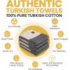 imageGold CASE Turkish Hand Towels for Bathroom Set of 420x40100 Cotton Bathroom Hand Towels  Zeus Towel for Spa Face Tea ampamp Dishcloth  Decorative Cloth  BlackBlack