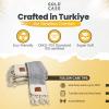 imageGold CASE Turkish Hand Towels for Bathroom Set of 420x40100 Cotton Bathroom Hand Towels  Zeus Towel for Spa Face Tea ampamp Dishcloth  Decorative Cloth  BlackGrey