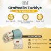 imageGold CASE Turkish Hand Towels for Bathroom Set of 420x40100 Cotton Bathroom Hand Towels  Zeus Towel for Spa Face Tea ampamp Dishcloth  Decorative Cloth  BlackGreen