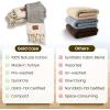 imageGold CASE Turkish Hand Towels for Bathroom Set of 420x40100 Cotton Bathroom Hand Towels  Zeus Towel for Spa Face Tea ampamp Dishcloth  Decorative Cloth  BlackBeige