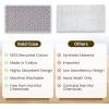 imageGold CASE Turkish Hand Towels for Bathroom Set of 420x40100 Cotton Bathroom Hand Towels  Zeus Towel for Spa Face Tea ampamp Dishcloth  Decorative Cloth  BlackGrey